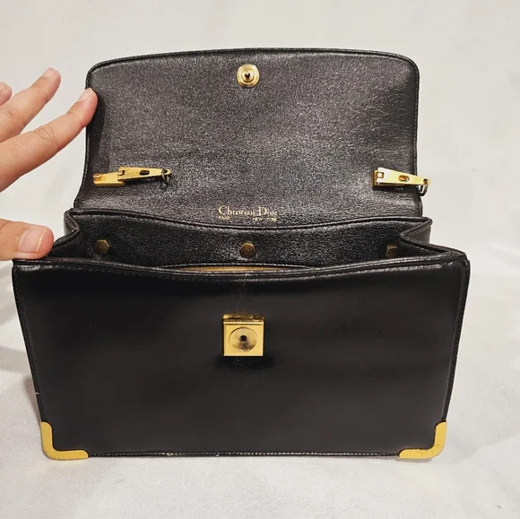 Vintage DIOR bag with chained coin Pouch